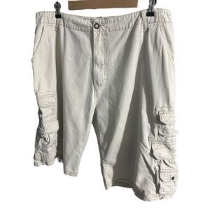 Iron Co Cargo Shorts Light Gray Size 38